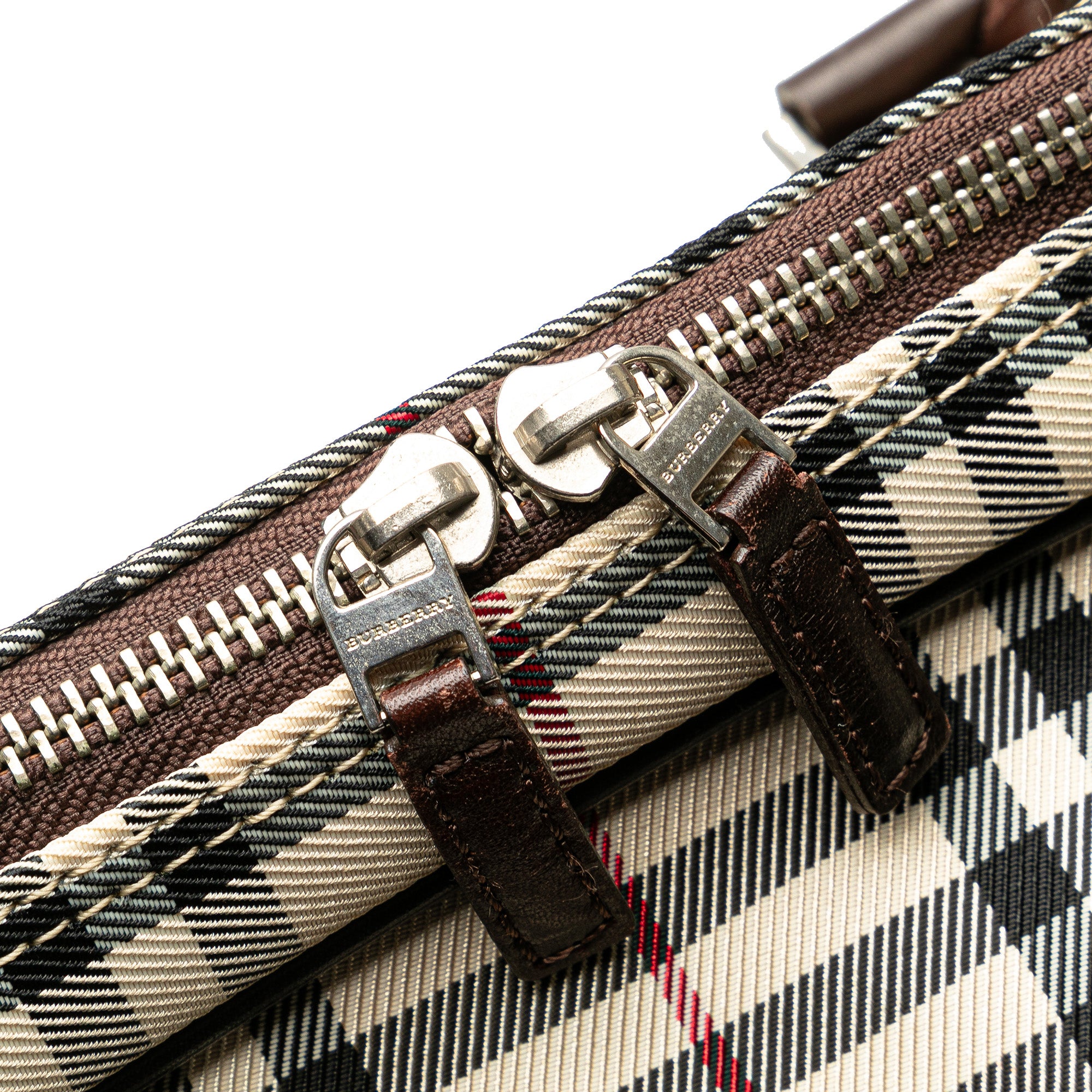 House Check Canvas Business Bag