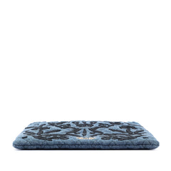 Impuntu  Denim Embroidered Drawstring Pouch