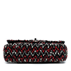 Medium Classic Sequined Tweed Double Flap