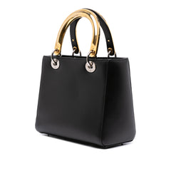 Medium Calfskin Patch Embellished Lady Dior