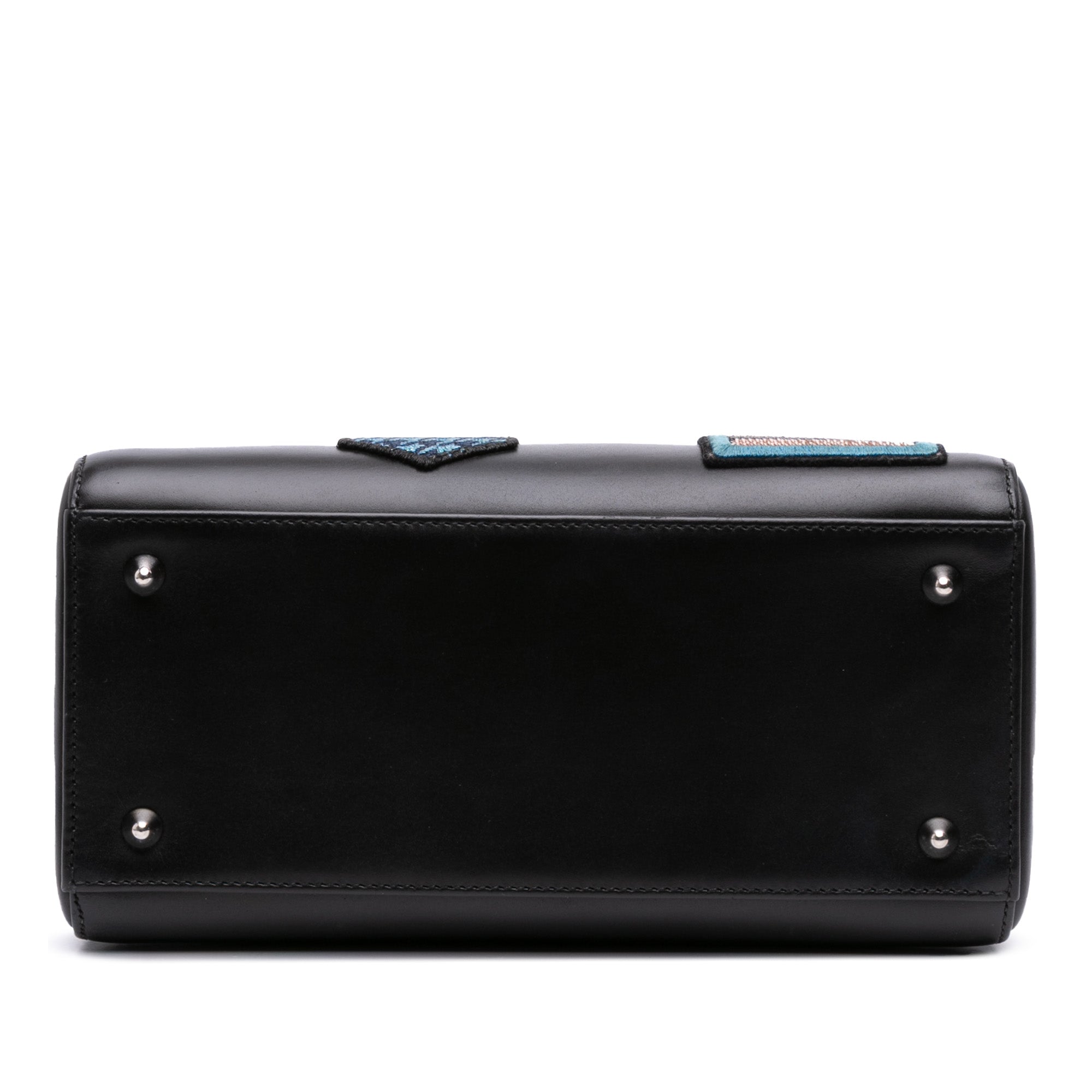 Medium Calfskin Patch Embellished Lady Dior