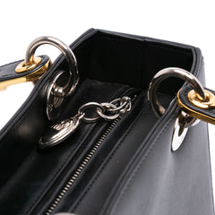 Medium Calfskin Patch Embellished Lady Dior