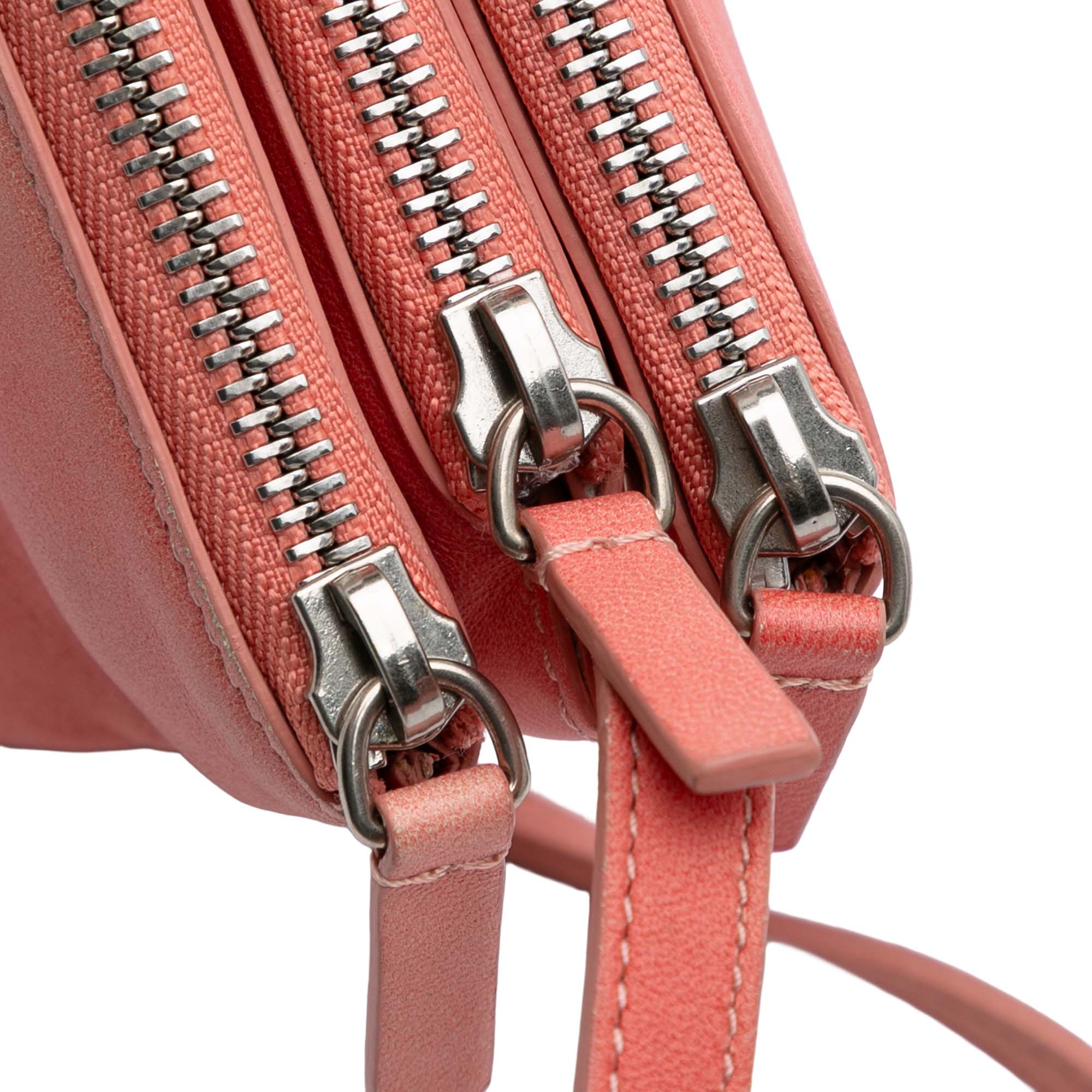 Small Lambskin Trio Crossbody