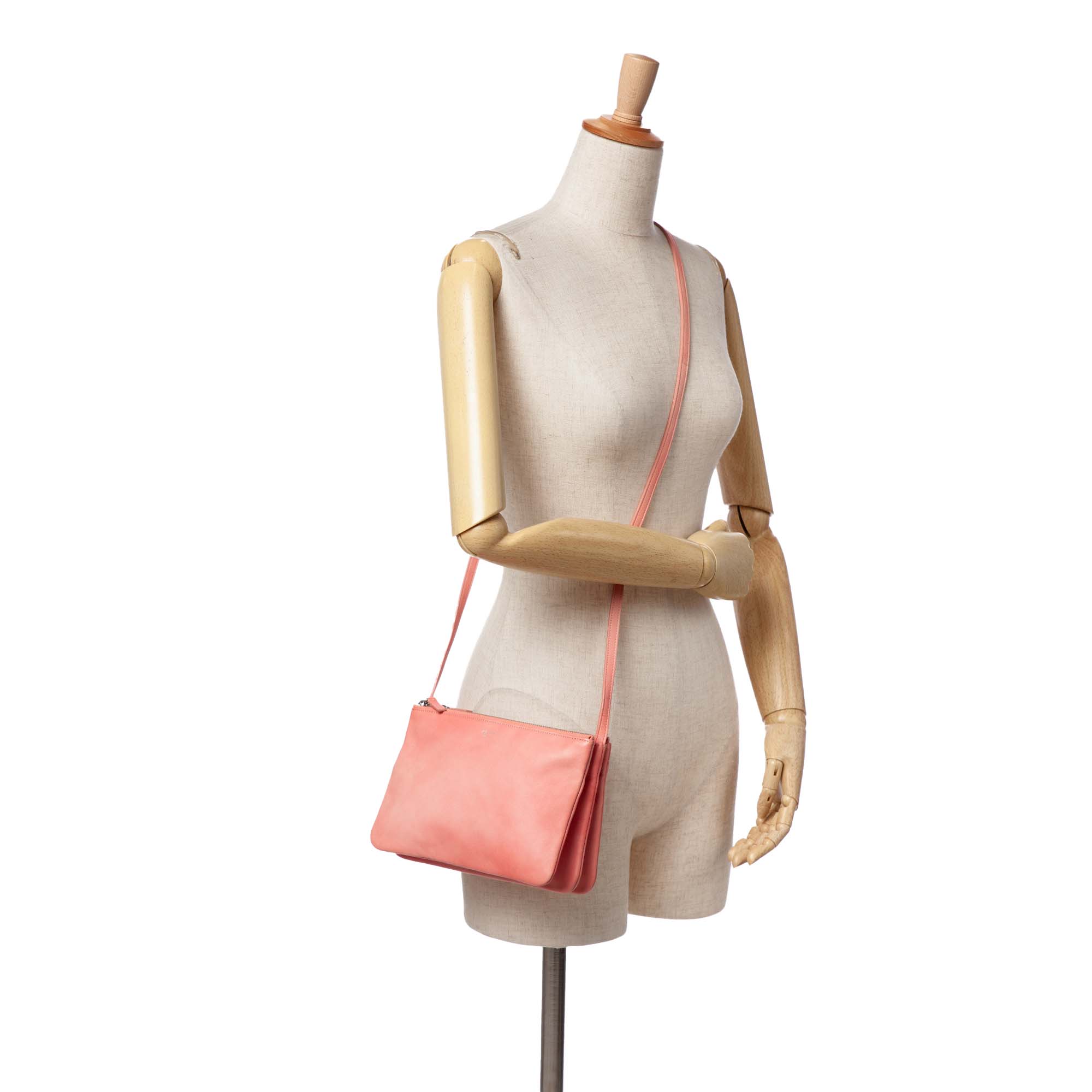 Small Lambskin Trio Crossbody