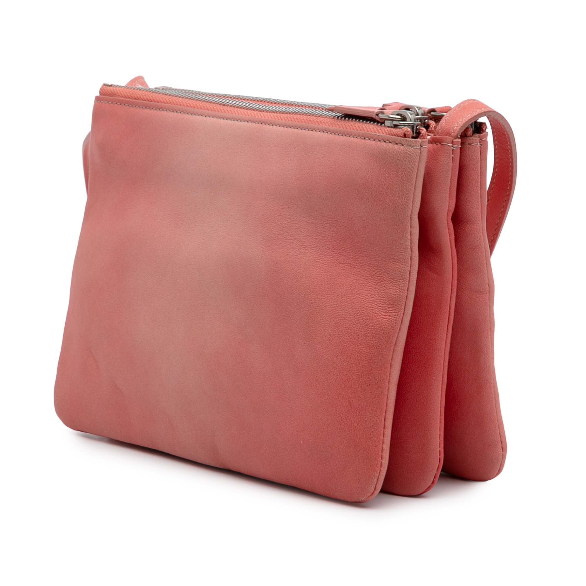 Small Lambskin Trio Crossbody