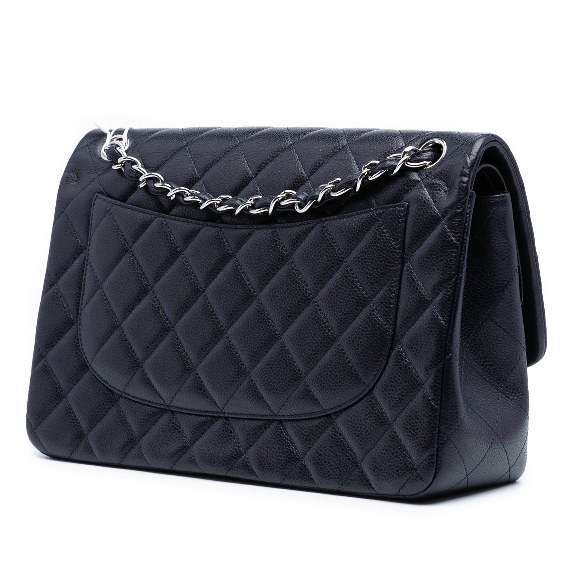 Jumbo Classic Caviar Double Flap