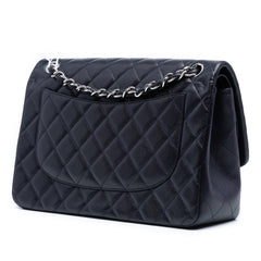 Jumbo Classic Caviar Double Flap