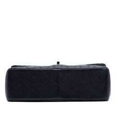 Jumbo Classic Caviar Double Flap