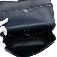 Jumbo Classic Caviar Double Flap