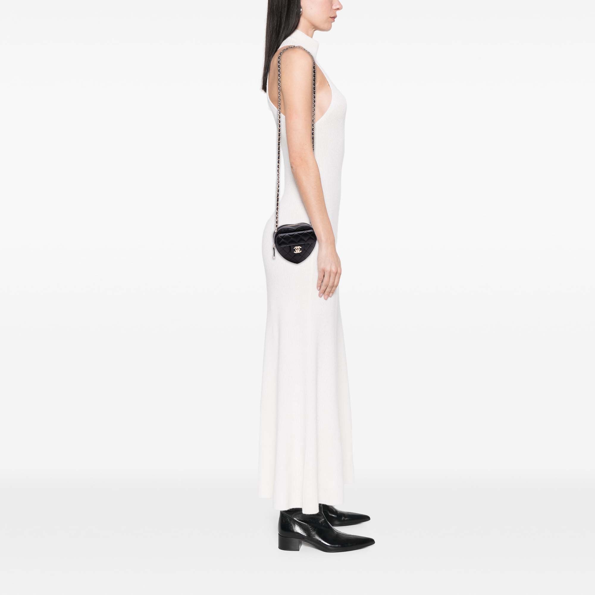 Mini Lambskin CC in Love Heart Crossbody