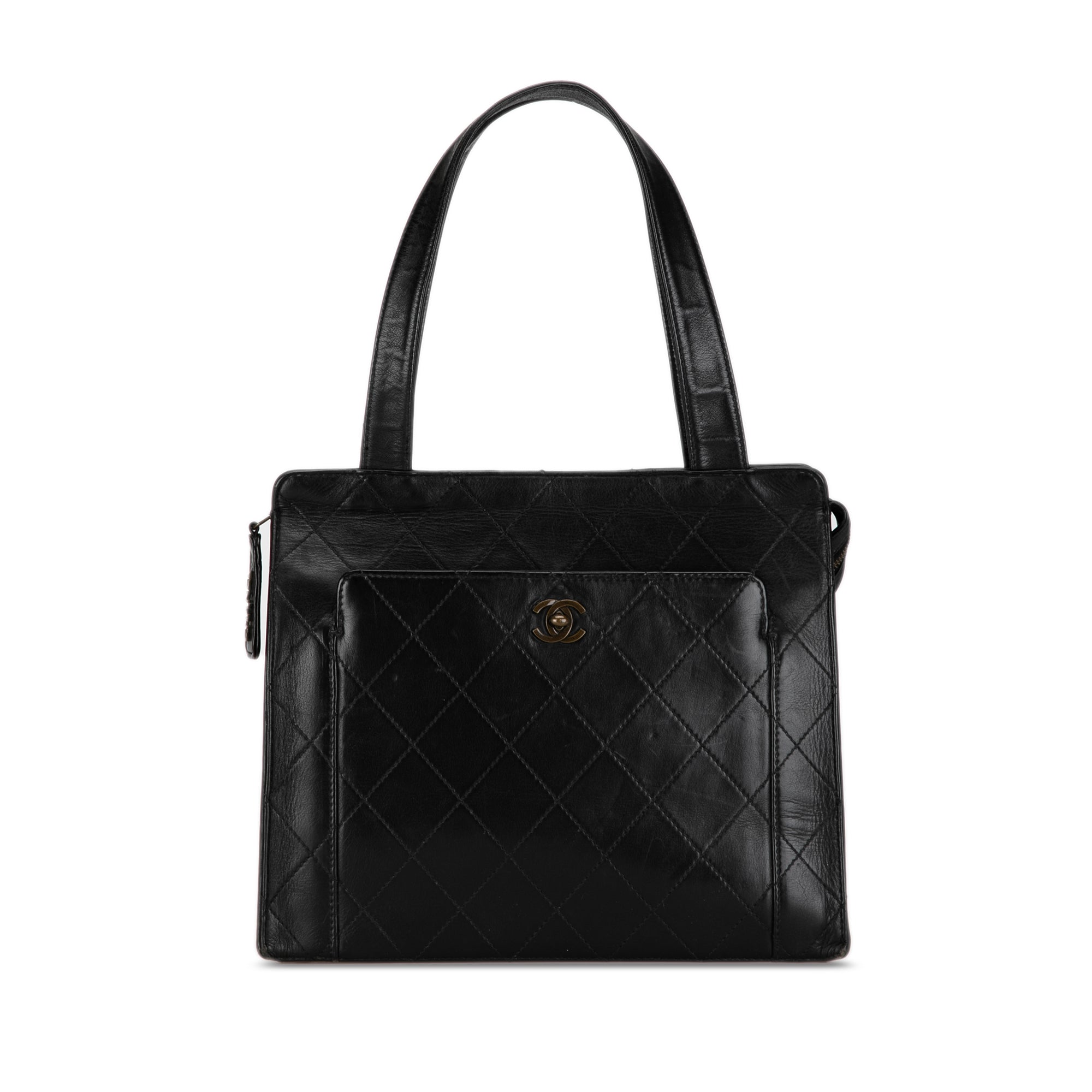 CC Quilted Calfskin Tote