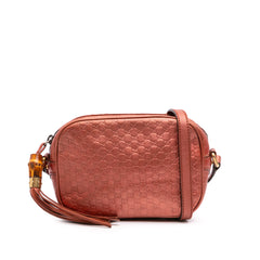 Metallic Microguccissima Sunshine Disco Camera Bag