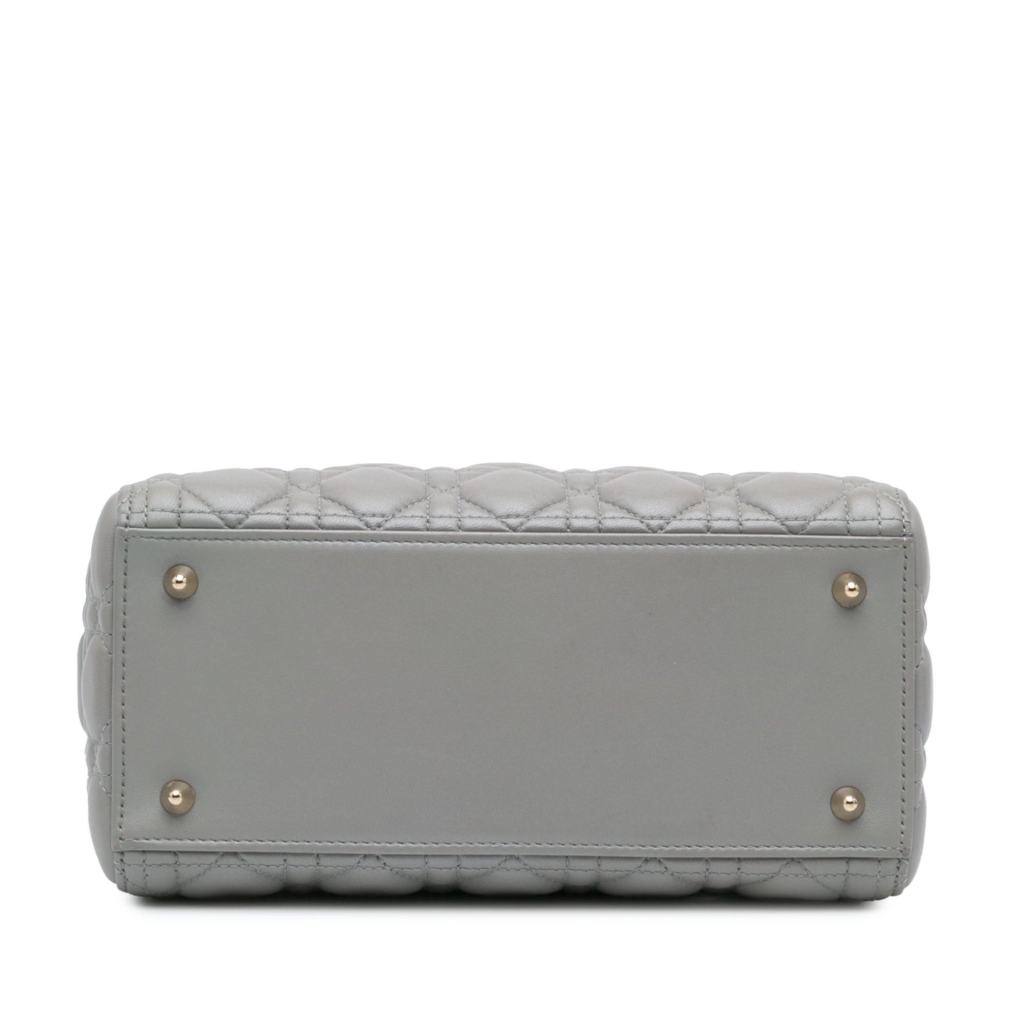 Medium Lambskin Cannage Lady Dior