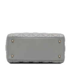 Medium Lambskin Cannage Lady Dior