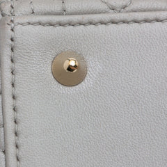 Medium Lambskin Cannage Lady Dior