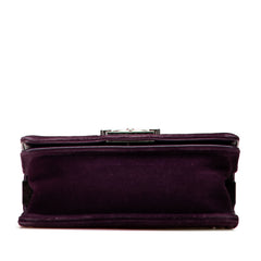 Small Quilted Velvet Boy Flap