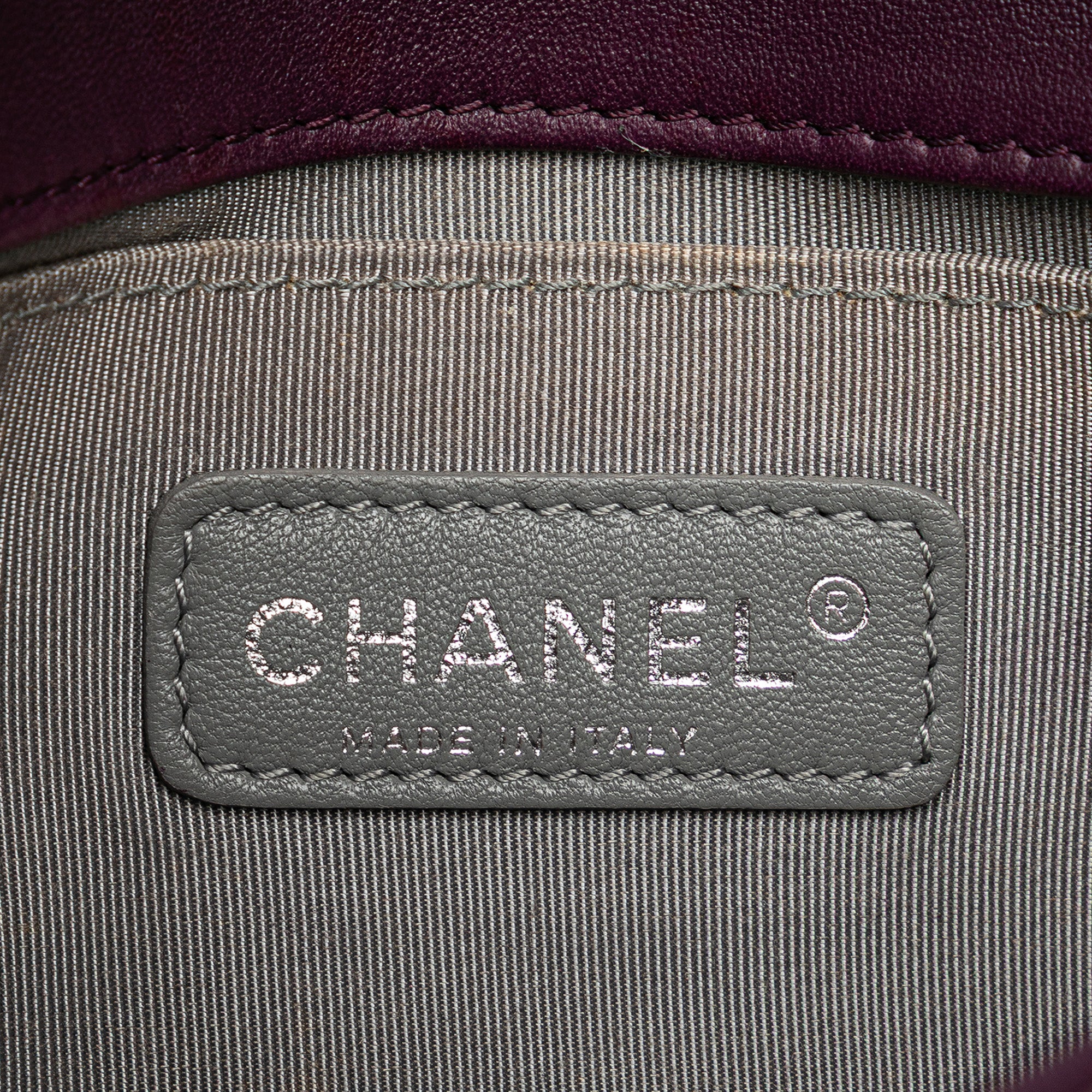 Small Quilted Velvet Boy Flap