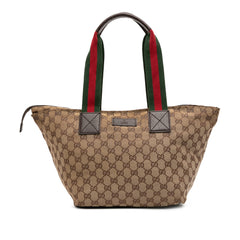 GG Canvas Web Tote