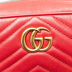 Mini GG Marmont Matelasse Leather Crossbody