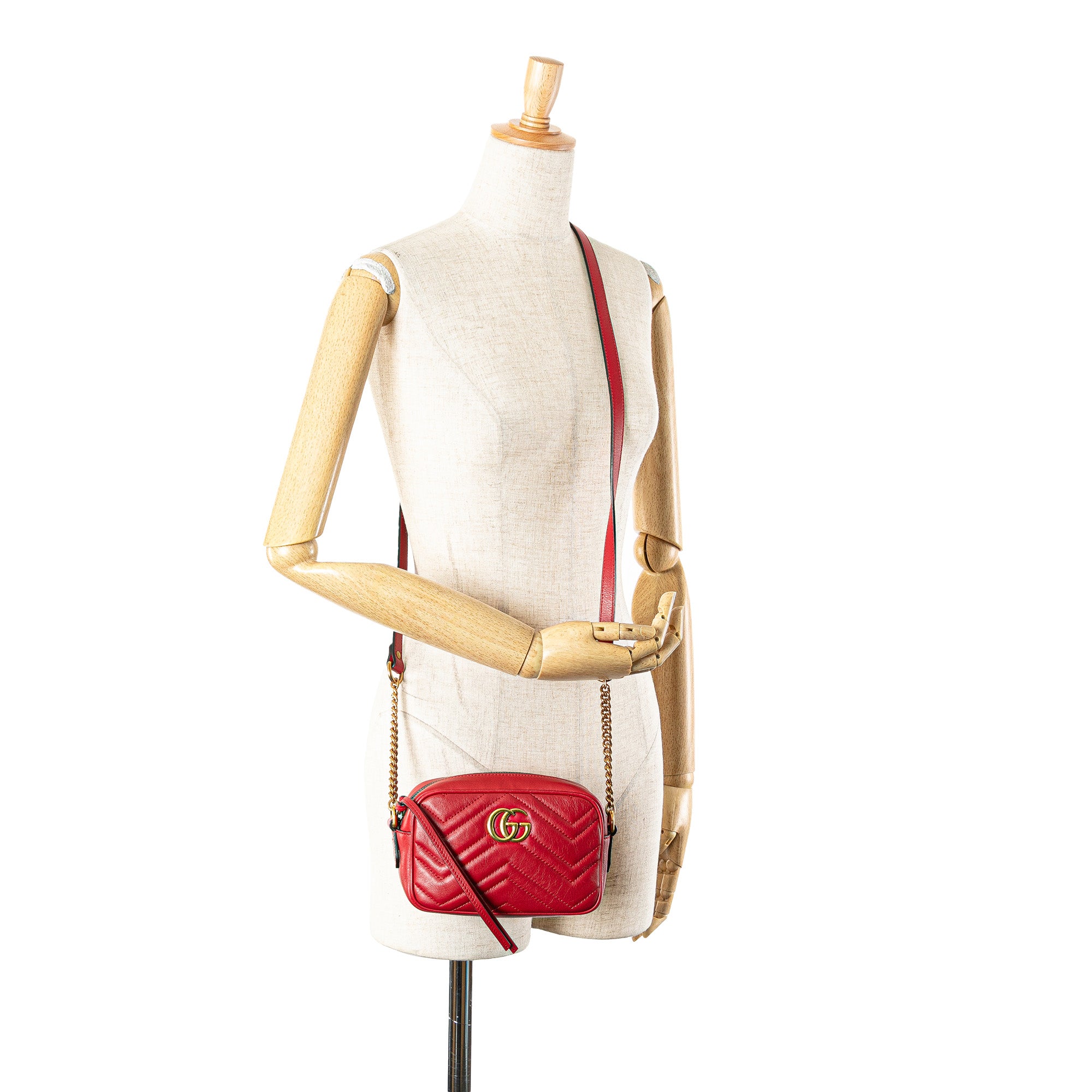 Mini GG Marmont Matelasse Leather Crossbody