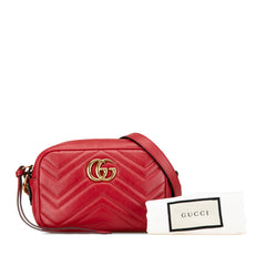 Mini GG Marmont Matelasse Leather Crossbody