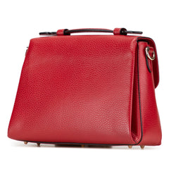 Small Dollar Calf Interlocking G Satchel