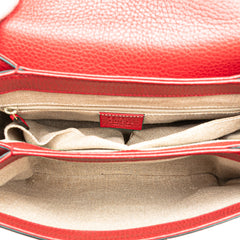 Small Dollar Calf Interlocking G Satchel