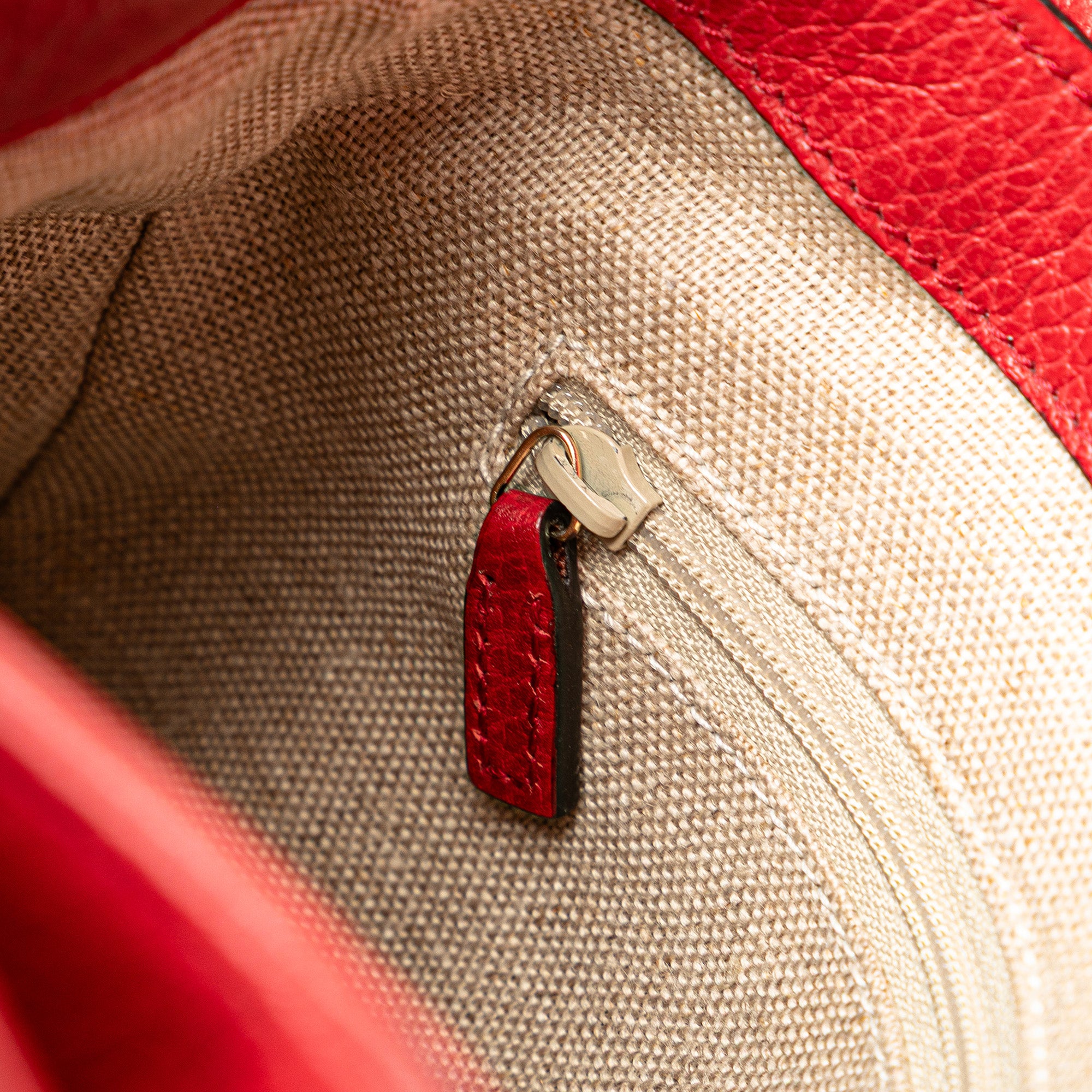 Small Dollar Calf Interlocking G Satchel