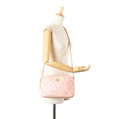 CC Quilted Lambskin Camera Crossbody
