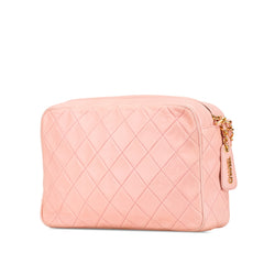 CC Quilted Lambskin Camera Crossbody