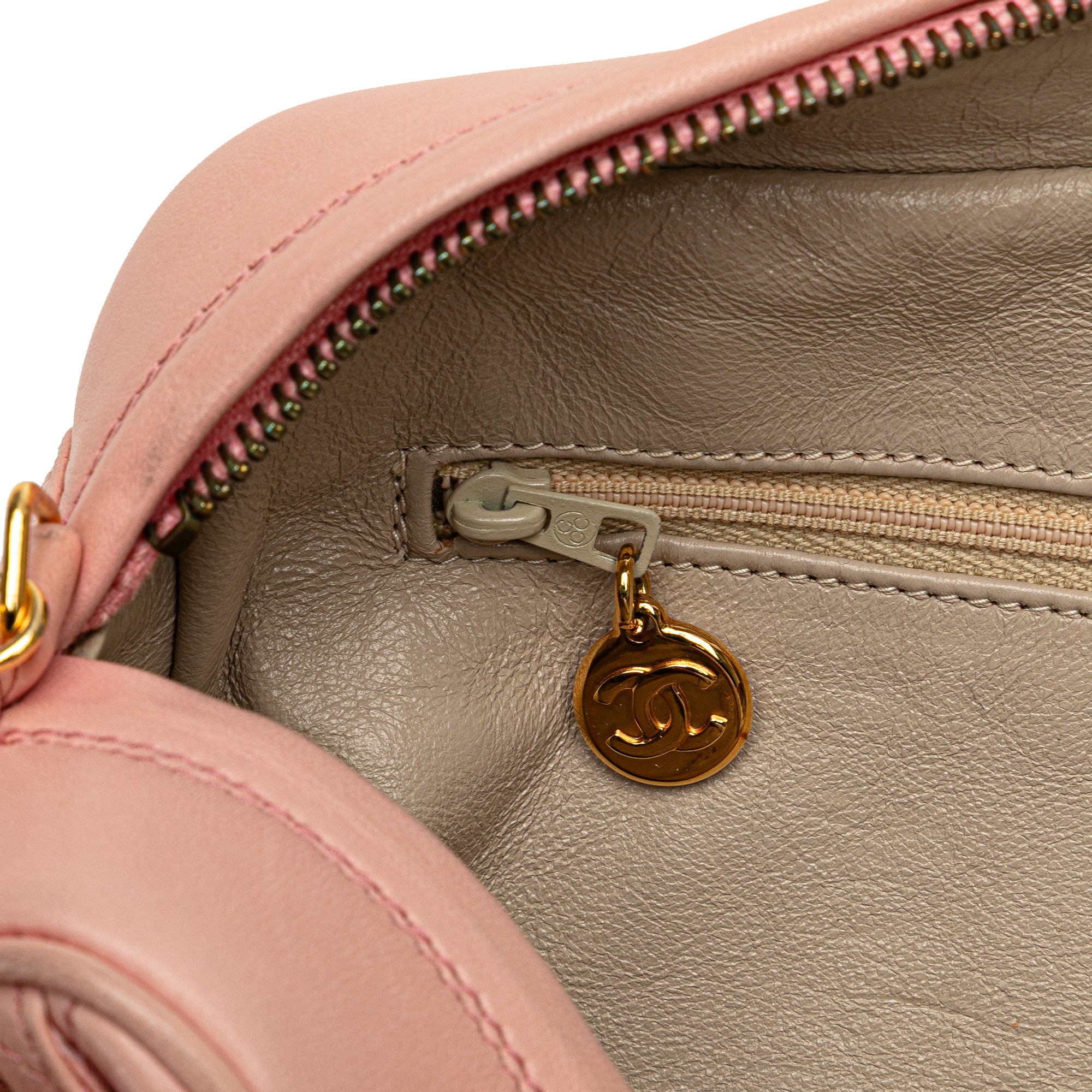 CC Quilted Lambskin Camera Crossbody