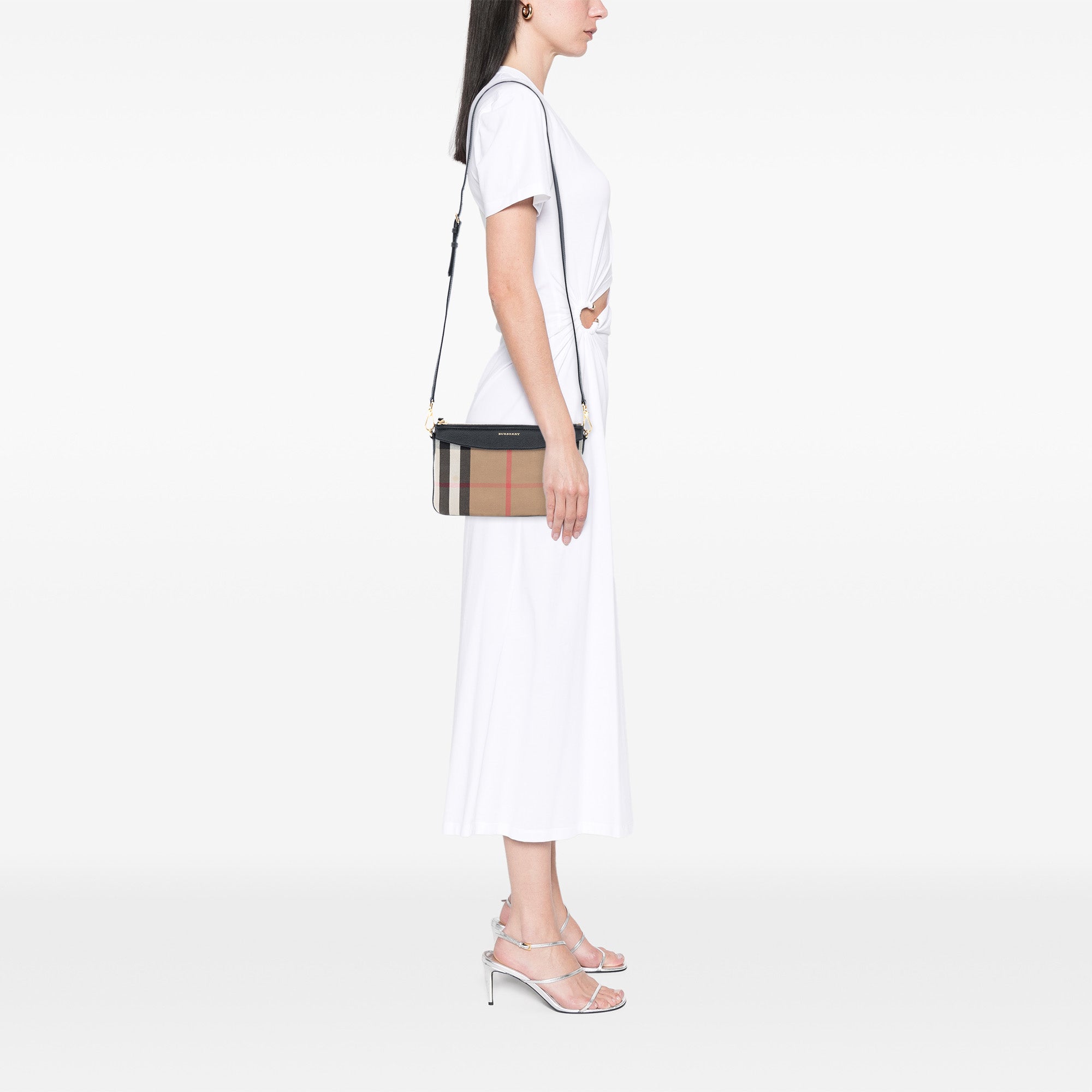 Mega Check Canvas Peyton Crossbody