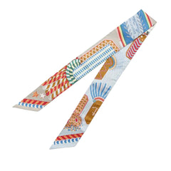 Epaulettes de Gala Silk Twilly Scarf