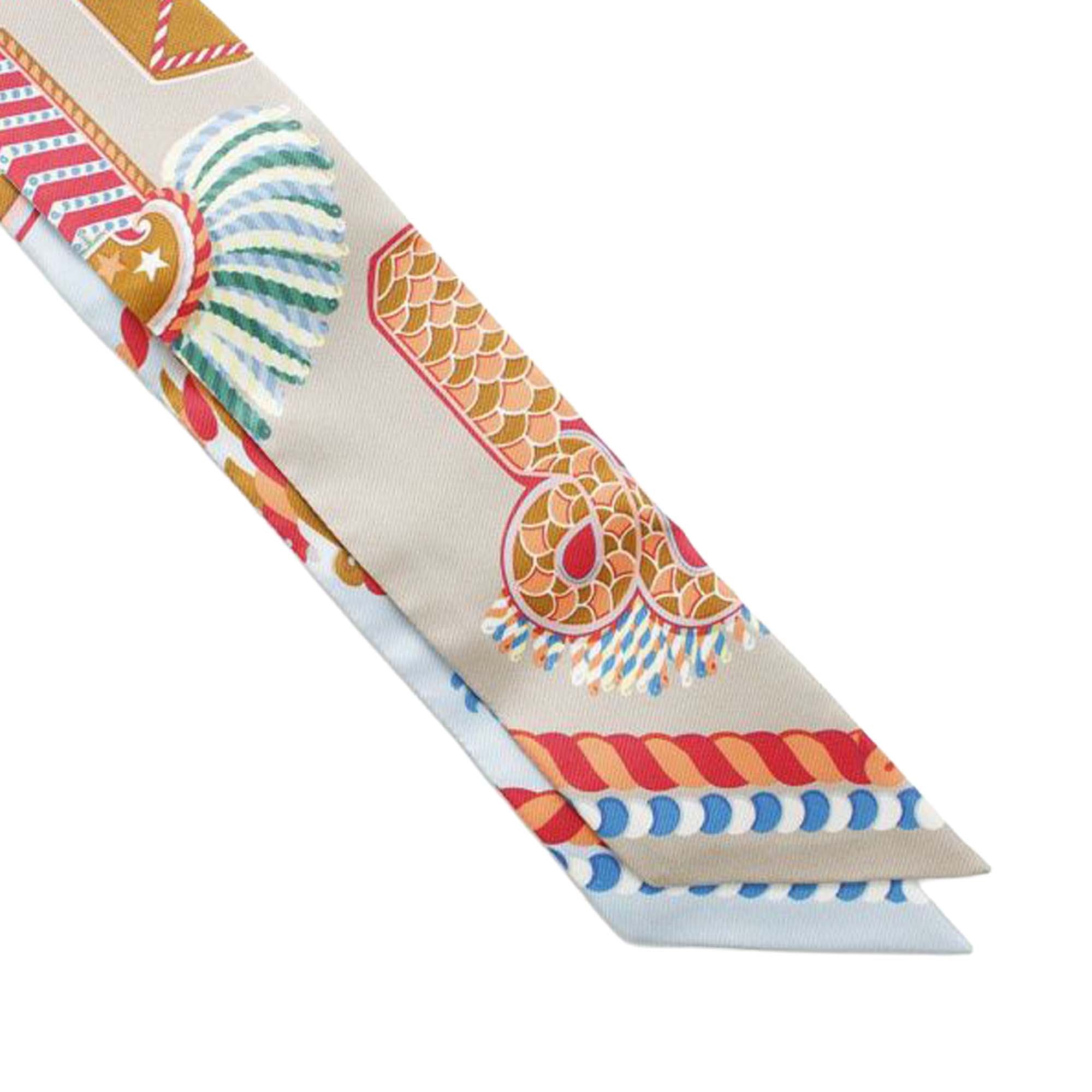 Epaulettes de Gala Silk Twilly Scarf