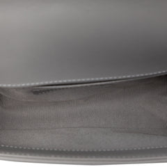 Small Chevron Stitched Calfskin Boy Flap