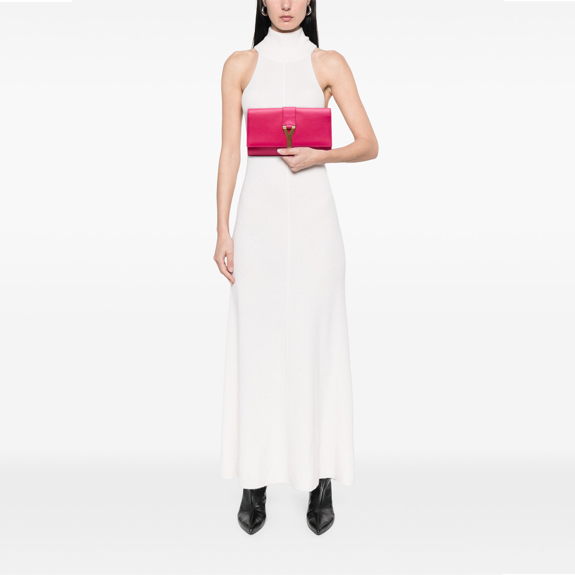 Leather Chyc Ligne Clutch