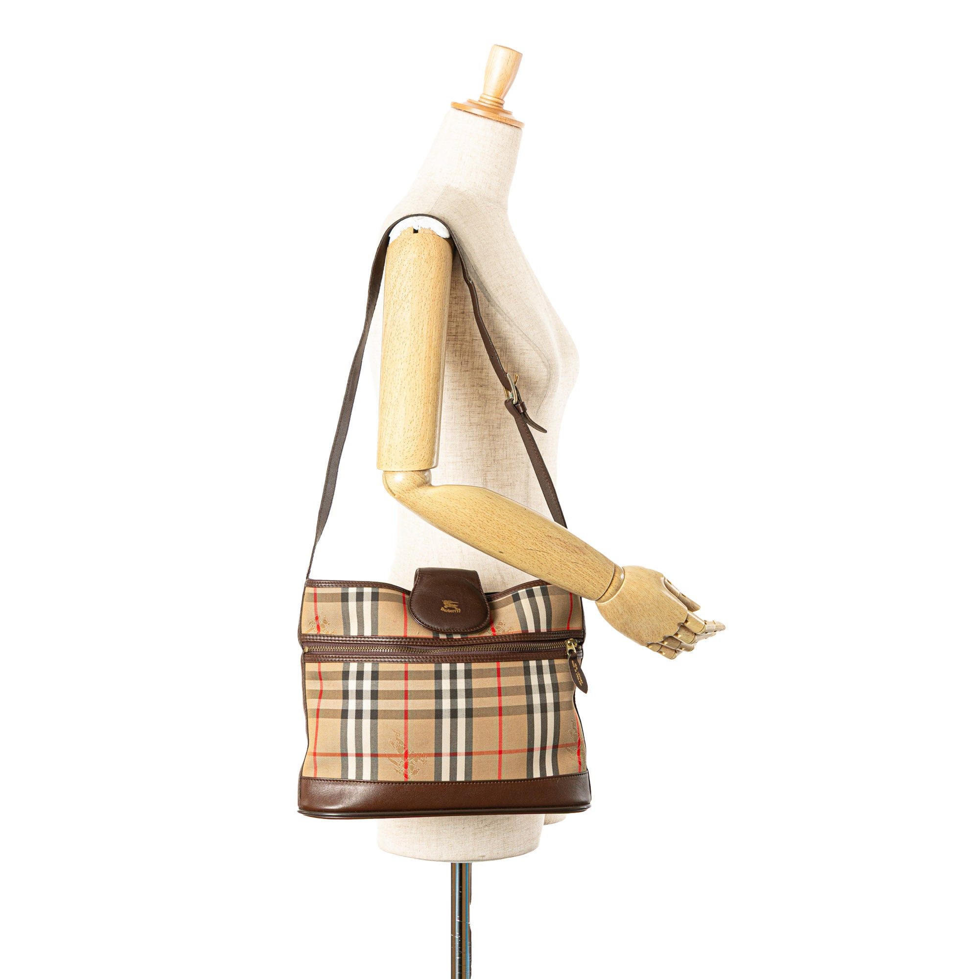 Haymarket Check Canvas Shoulder Bag