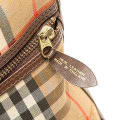 Haymarket Check Canvas Shoulder Bag