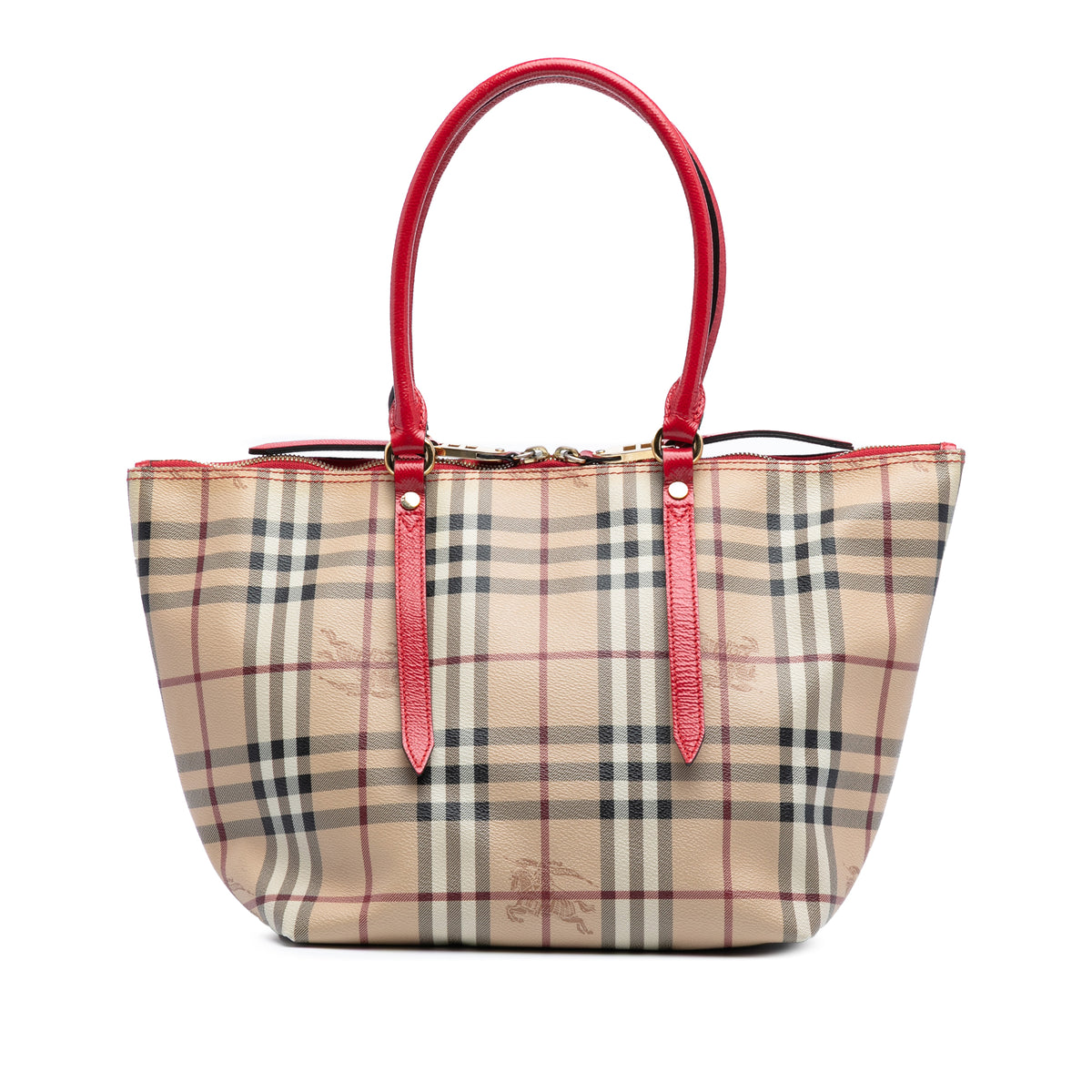 Small Haymarket Check Coated Canvas Salisbury Tote