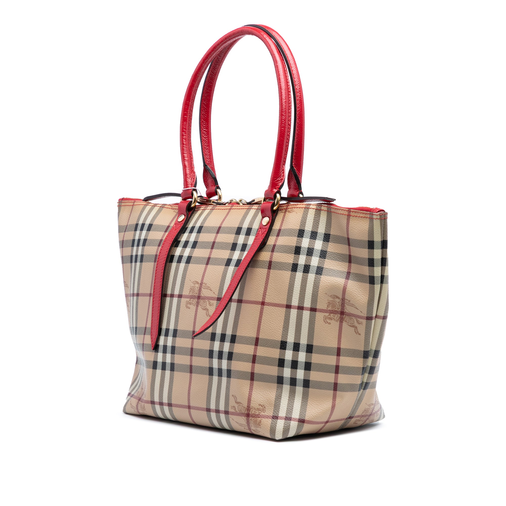 Small Haymarket Check Coated Canvas Salisbury Tote
