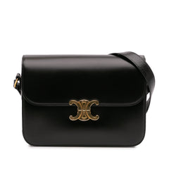 Large Shiny Calfskin Triomphe Crossbody