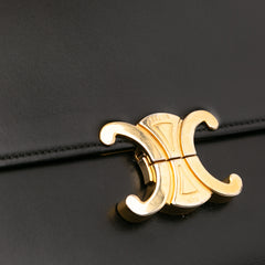 Large Shiny Calfskin Triomphe Crossbody