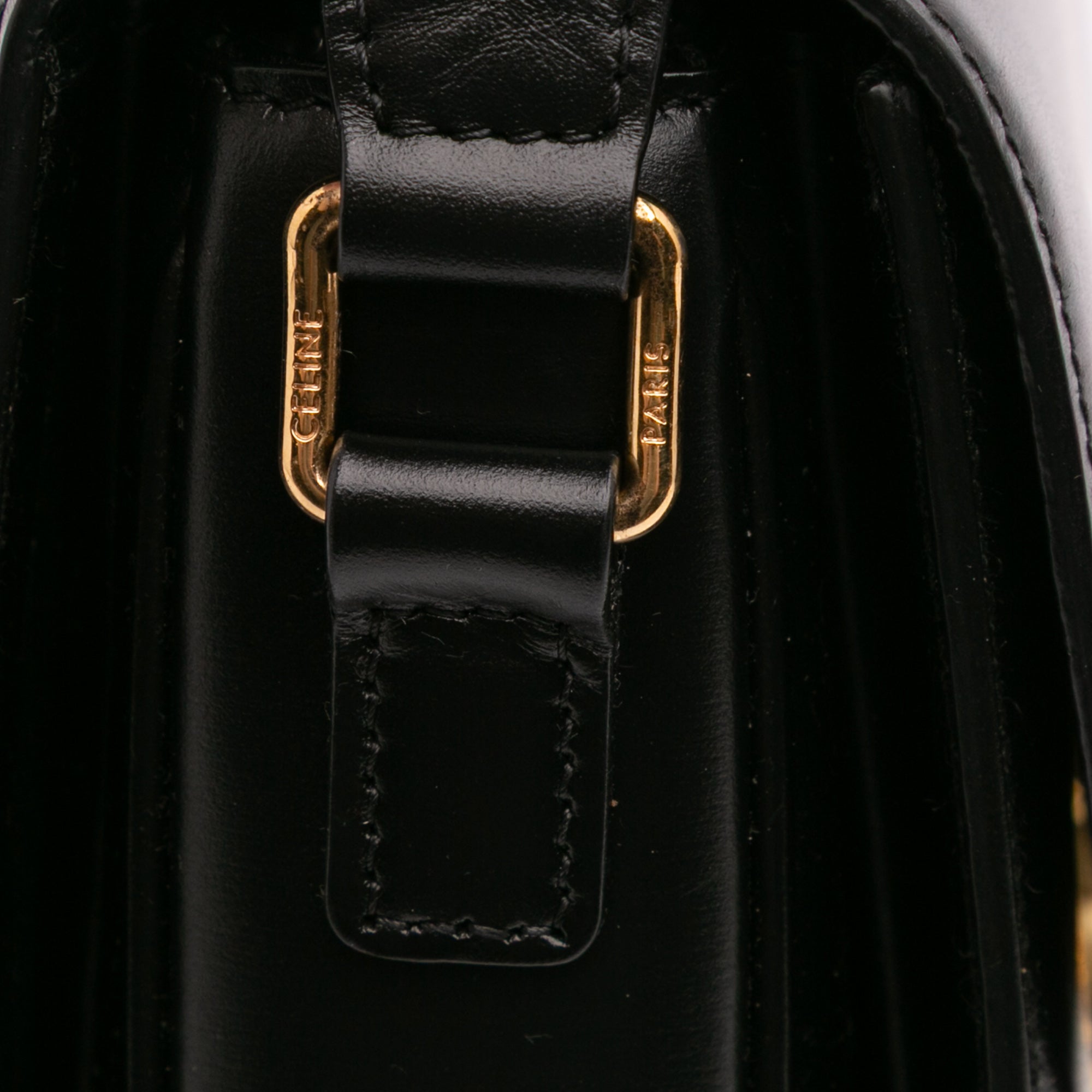 Large Shiny Calfskin Triomphe Crossbody