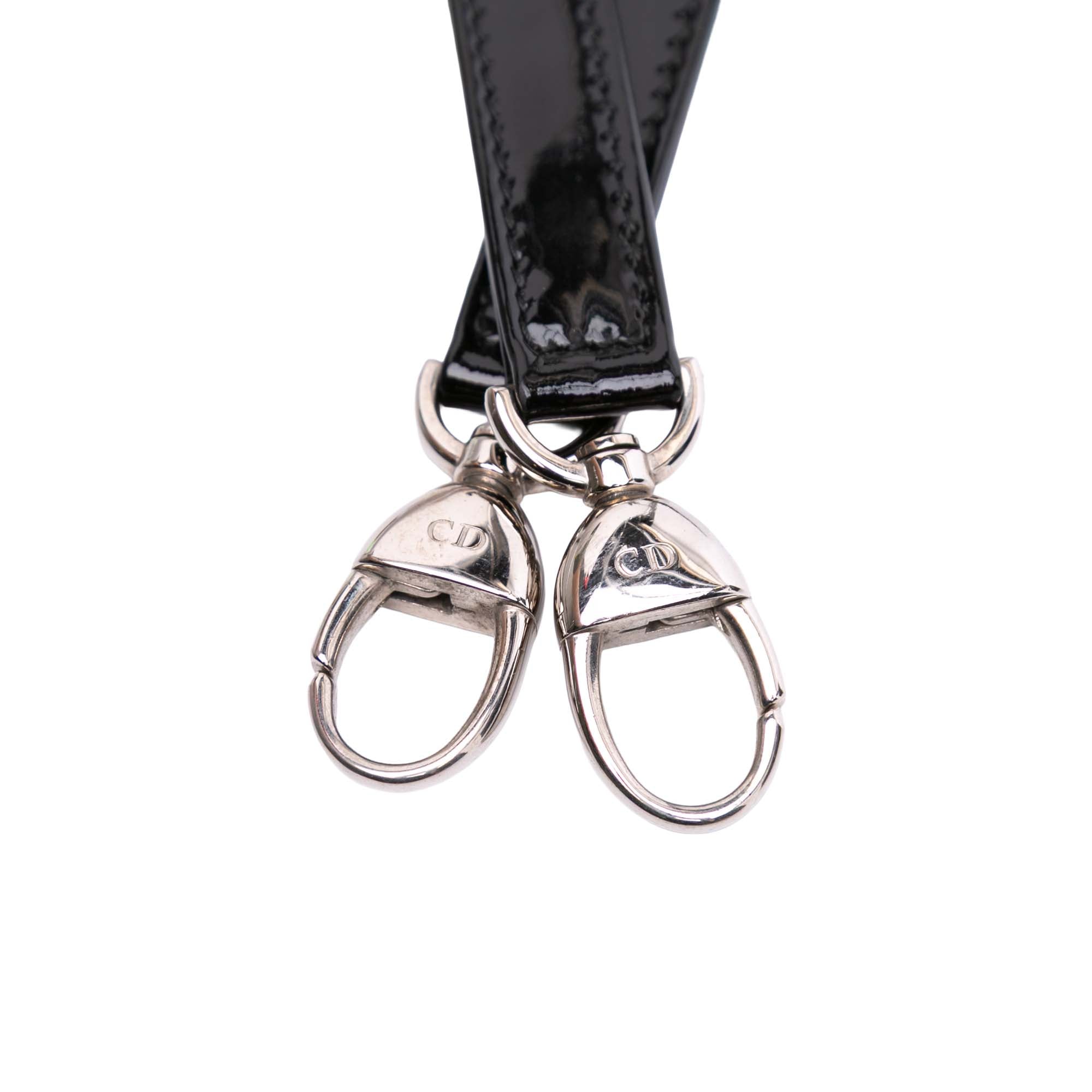 Large Patent Cannage Lady Dior
