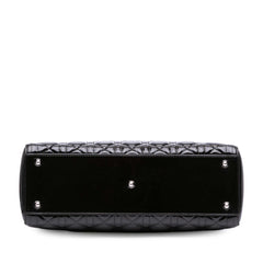 Large Patent Cannage Lady Dior