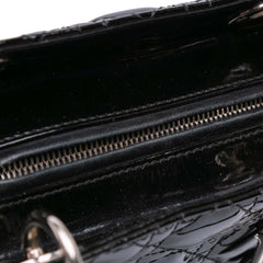 Large Patent Cannage Lady Dior
