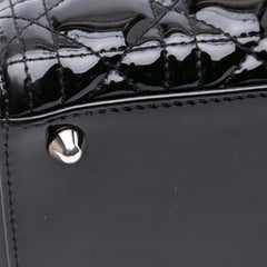 Large Patent Cannage Lady Dior