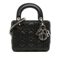 Mini Lambskin Cannage Lady Dior