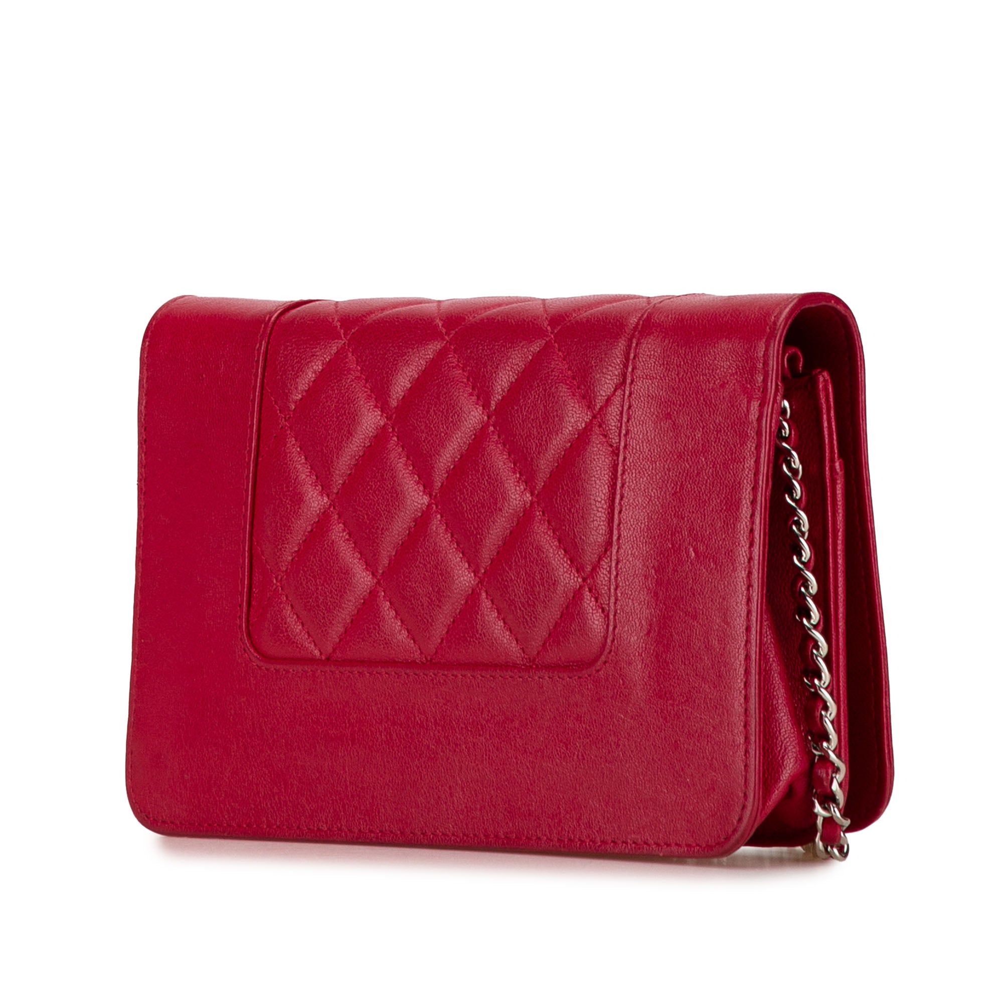 Quilted Lambskin Mademoiselle Vintage Wallet on Chain