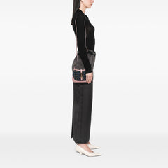 Limited Edition Mini GG Embroidered Denim Floral Jackie 1961 Crossbody